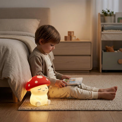 Squishy Mushroom Night Light